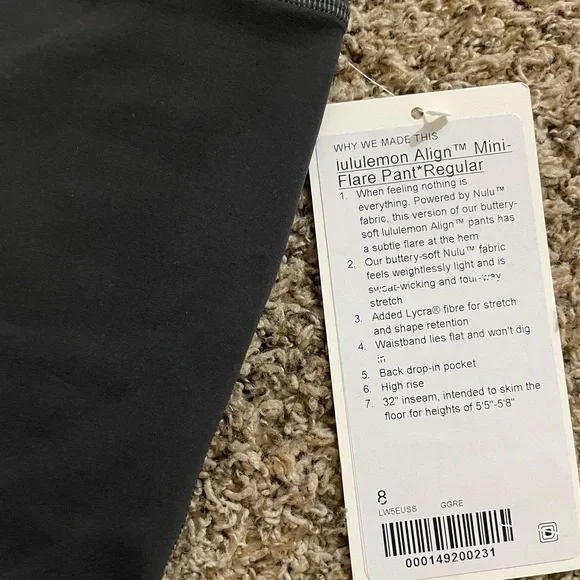 Lululemon Align high-rise mini flare pant (regular) - Picture 2 of 5